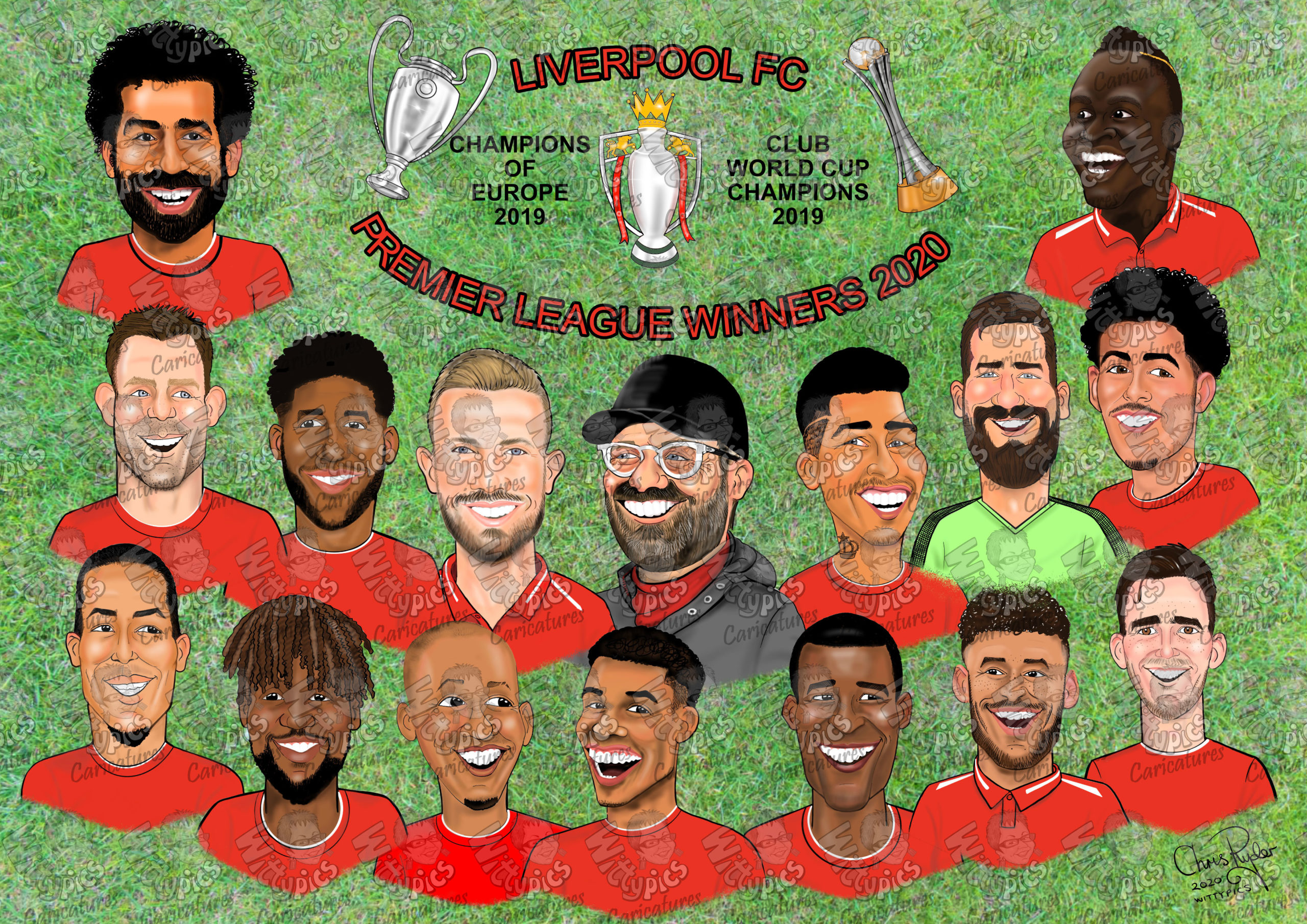 Liverpool Football Club A4 Artwork - Witty Pics